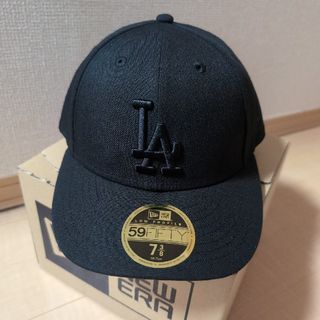 ニューエラー(NEW ERA)のLP 59FIFTY ロサンゼルス・ドジャース ブラック × ブラック(キャップ)