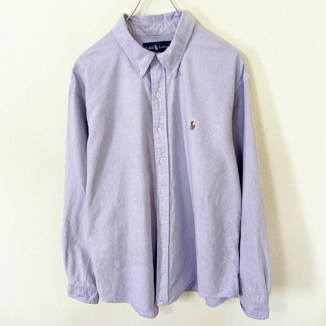 Polo by Ralph Lauren 長袖　ラルフローレン　シャツ　古着 メンズのトップス(Tシャツ/カットソー(七分/長袖))の商品写真