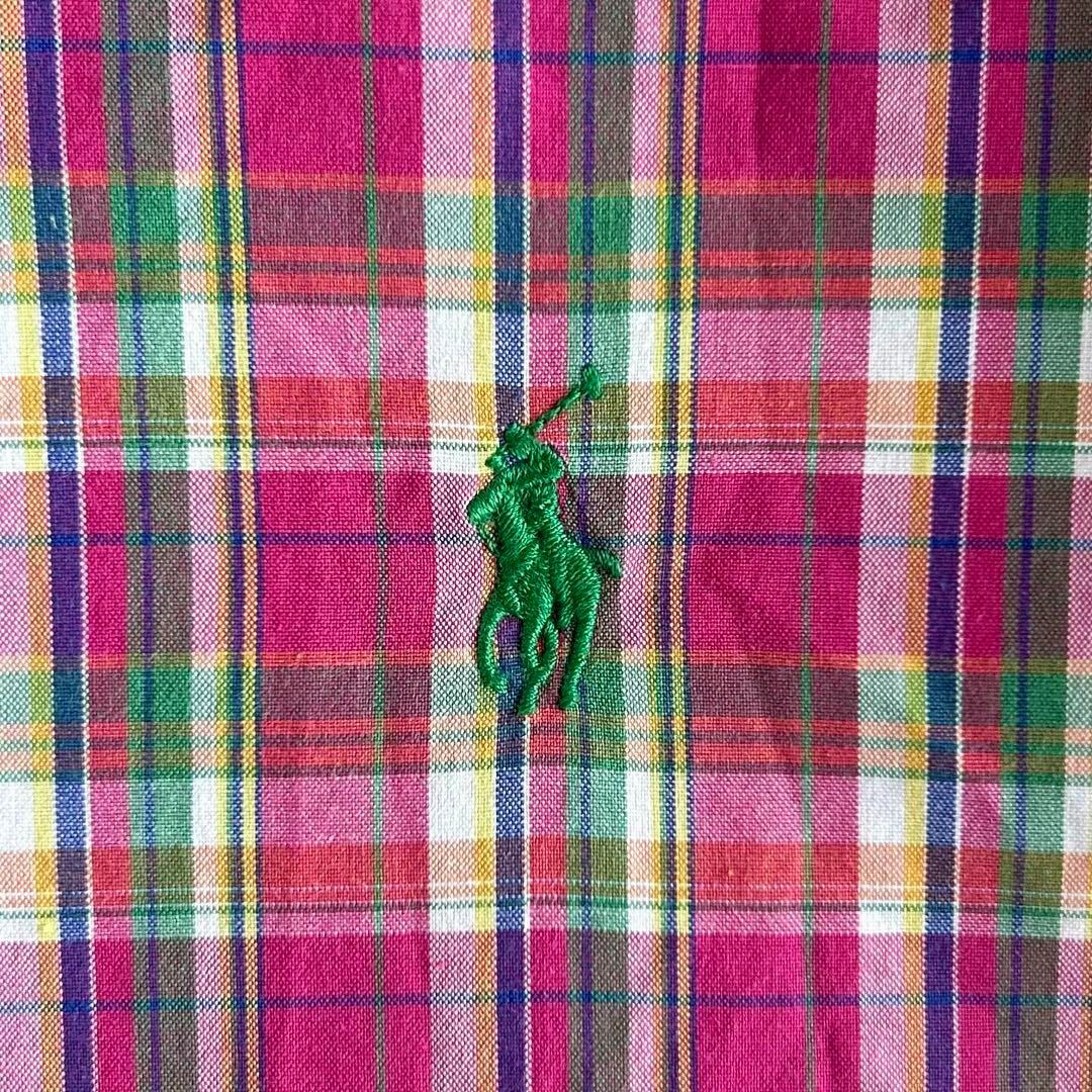 POLO RALPH LAUREN(ポロラルフローレン)のポロ ラルフローレン 長袖シャツ BDシャツ ワンポイント 刺繍ロゴ M メンズのトップス(シャツ)の商品写真