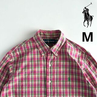 ポロラルフローレン(POLO RALPH LAUREN)のポロ ラルフローレン 長袖シャツ BDシャツ ワンポイント 刺繍ロゴ M(シャツ)