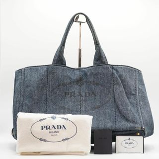 プラダ(PRADA)のプラダ カナパ インディゴ デニム ハンドバッグ PRADA(ハンドバッグ)