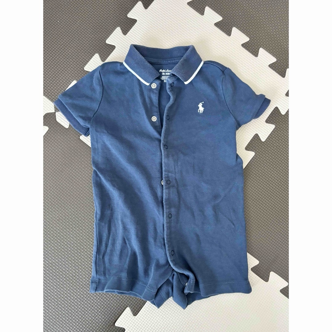 POLO RALPH LAUREN(ポロラルフローレン)のPOLO ラルフローレン 半袖ロンパース 75 キッズ/ベビー/マタニティのベビー服(~85cm)(カバーオール)の商品写真