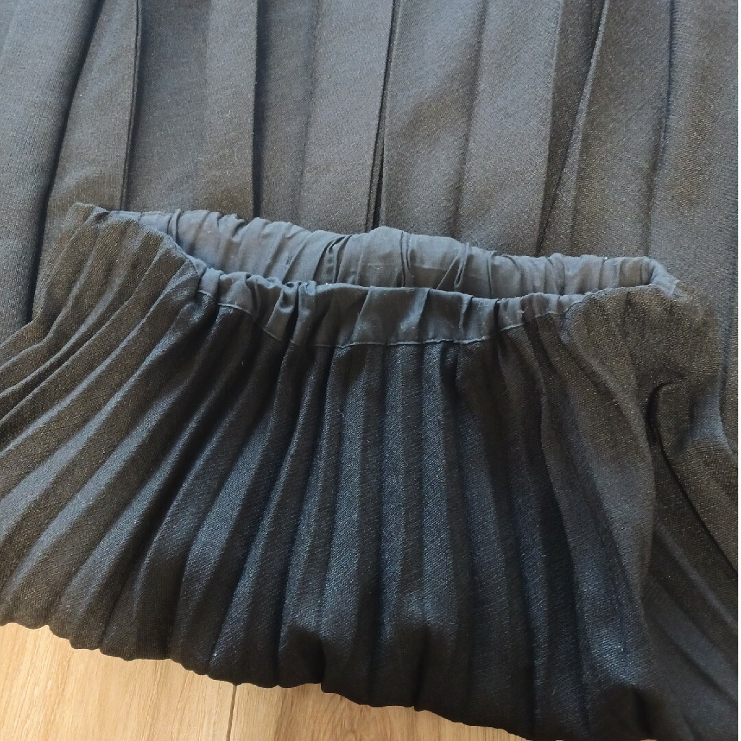 Demi-Luxe BEAMS(デミルクスビームス)のDemi-LuxeBEAMS フレアスカートブラック36 レディースのスカート(ロングスカート)の商品写真