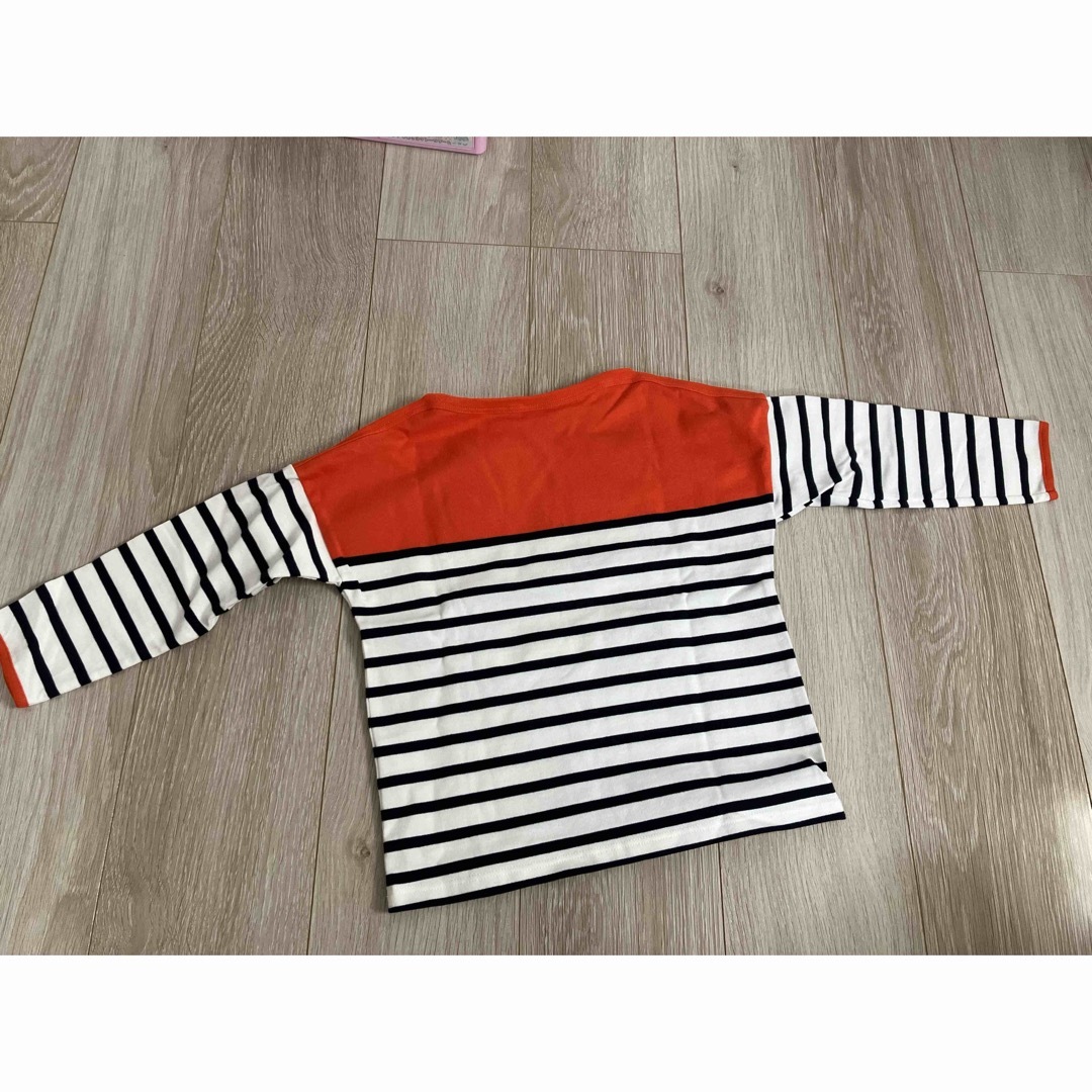 PETIT BATEAU(プチバトー)のプチバトー  マリニエール プルオーバー 5a 110cm キッズ/ベビー/マタニティのキッズ服女の子用(90cm~)(Tシャツ/カットソー)の商品写真