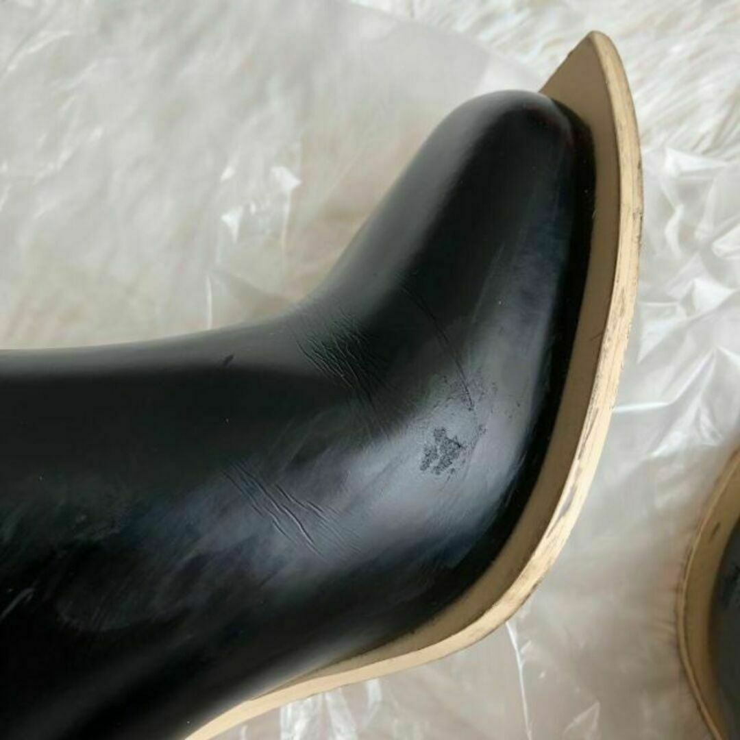 ENFOLD(エンフォルド)のENFOLDエンフォルド　レザーサンダル　ブラック黒　ウッドソール36 レディースの靴/シューズ(サンダル)の商品写真