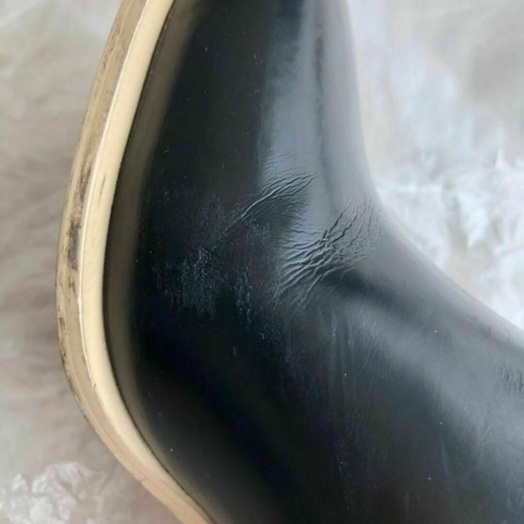 ENFOLD(エンフォルド)のENFOLDエンフォルド　レザーサンダル　ブラック黒　ウッドソール36 レディースの靴/シューズ(サンダル)の商品写真