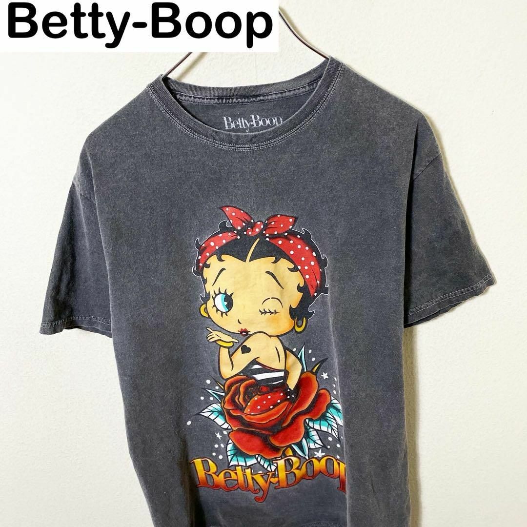 Betty-Boop 半袖　プリント　Tシャツ　ベティーちゃん　古着　アメカジ