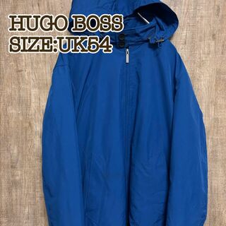 HUGO BOSS - HUGO BOSS ヒューゴボス　ナイロンジャケット　ブルー　UK54