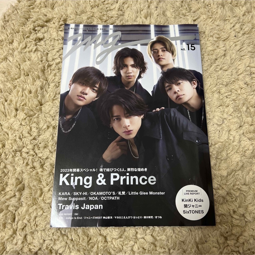 MG(NO.15）表紙/King ＆ Prince エンタメ/ホビーの雑誌(音楽/芸能)の商品写真