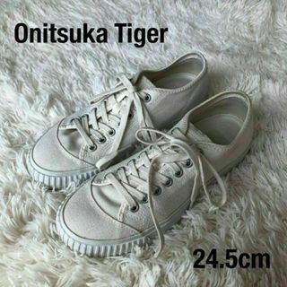 オニツカタイガー(Onitsuka Tiger)のOnitsuka Tigerオニツカタイガー　キャンバススニーカー　白ホワイト(スニーカー)