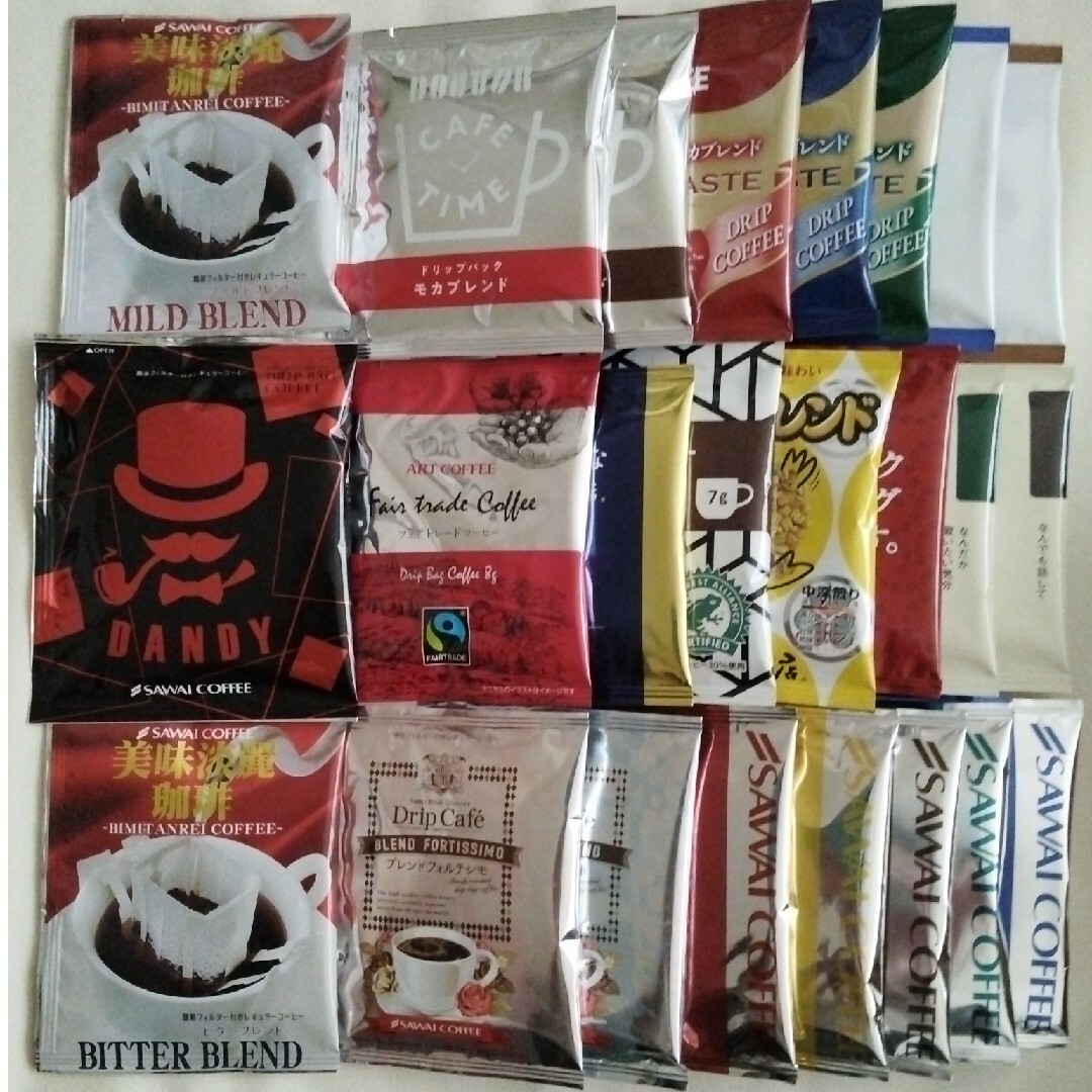 SAWAI COFFEE(サワイコーヒー)のドリップコーヒー２４袋🌟☕アソート🌟澤井珈琲10袋入り 食品/飲料/酒の飲料(コーヒー)の商品写真