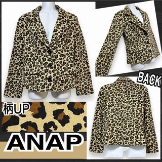 ANAP - 【新品/ANAP】スウェット素材☆レオパ柄テーラードジャケット