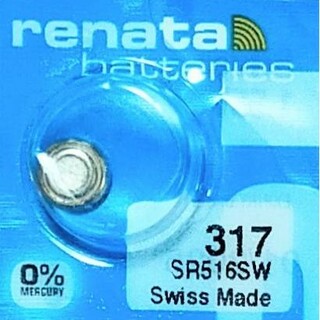 renata酸化銀317ボタン電池１個(その他)