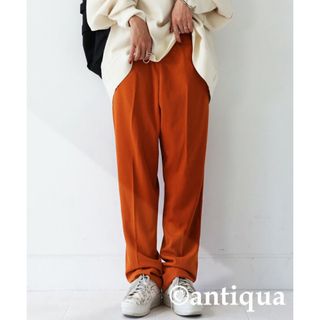 アンティカ(antiqua)のMN228 新品 antiqua  ジョガーパンツ M オレンジ ストレッチ(その他)