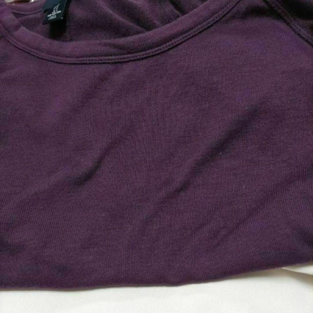 GAP(ギャップ)のGAP ギャップ 長袖Tシャツ パープル US-S メンズのトップス(Tシャツ/カットソー(七分/長袖))の商品写真