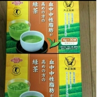 タイショウセイヤク(大正製薬)の大正製薬 血中中性脂肪が高めの方の緑茶 30袋入  2箱(健康茶)