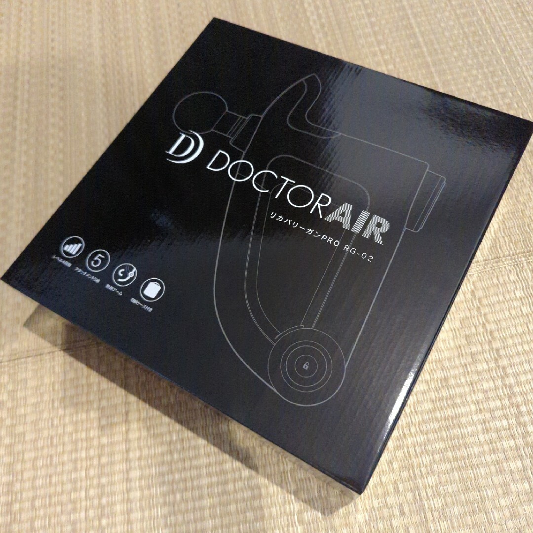 dreamfactory(ドリームファクトリー)のリカバリーガンPRO RG-02 BK プレゼントにどうぞ!! スマホ/家電/カメラの美容/健康(マッサージ機)の商品写真