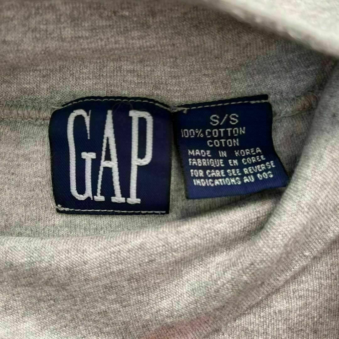GAP(ギャップ)のOLD GAP グレー タートルネックロンT ワンポイント メンズのトップス(Tシャツ/カットソー(七分/長袖))の商品写真