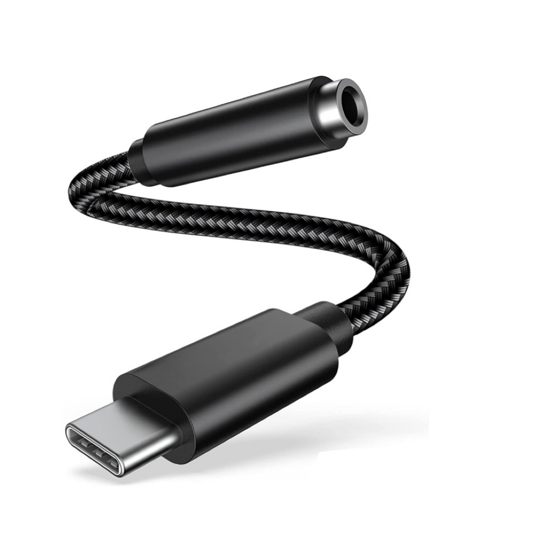 USB Type-C to 3.5mm イヤホンジャック 変換アダプタ スマホ/家電/カメラのスマホアクセサリー(ストラップ/イヤホンジャック)の商品写真