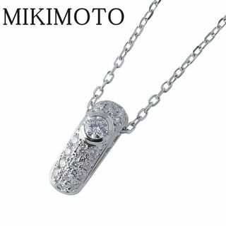 ミキモト(MIKIMOTO)のミキモト ダイヤ ネックレス 0.24ct 42cm K18WG 新品仕上げ済 MIKIMOTO【15915】(ネックレス)