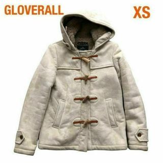 グローバーオール(Gloverall)のGLOVERALLグローバーオール　白ショートダッフルコート　XS(ダッフルコート)