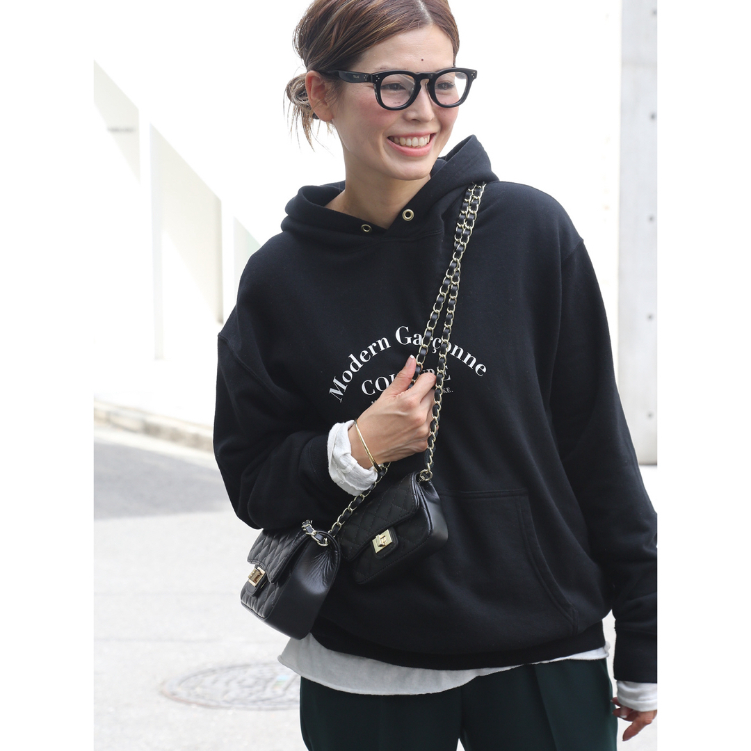 DEUXIEME CLASSE(ドゥーズィエムクラス)のDeuxieme Classe Modern Garconne Hoodie レディースのトップス(パーカー)の商品写真