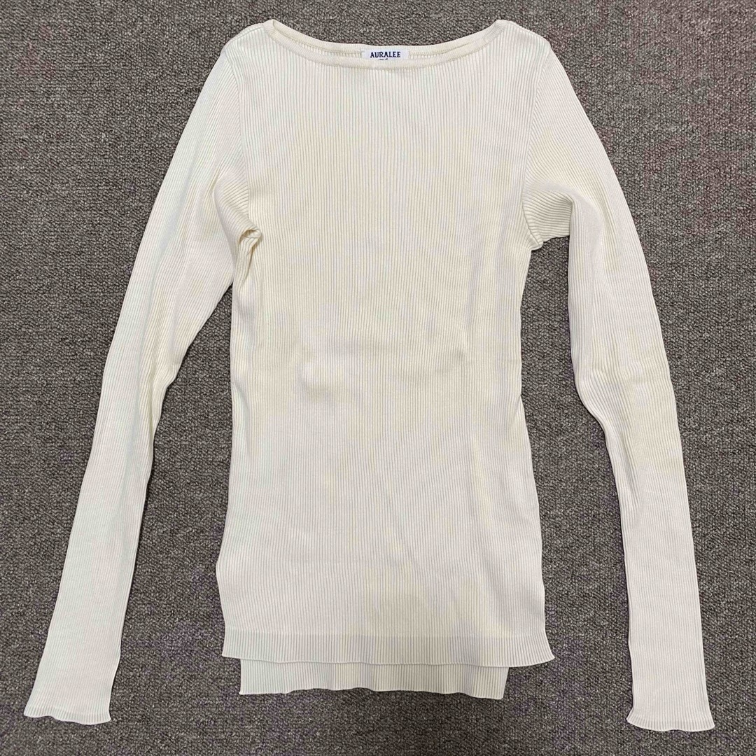 【第1位獲得！】 AURALEE Giza Boat Neck Pullover ロンハーマン