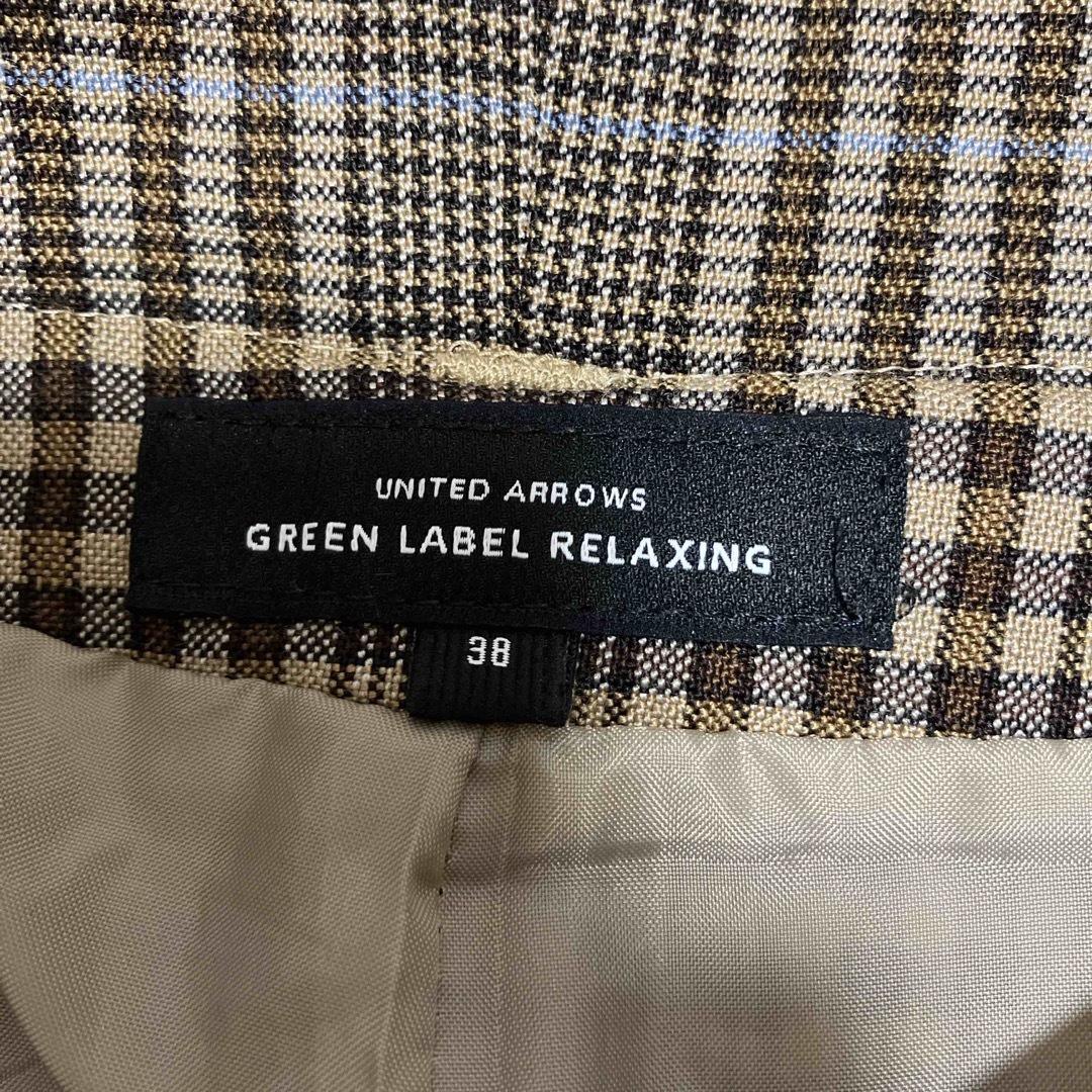 UNITED ARROWS green label relaxing(ユナイテッドアローズグリーンレーベルリラクシング)のユナイテッドアローズ　チェックテーパードパンツ レディースのパンツ(その他)の商品写真