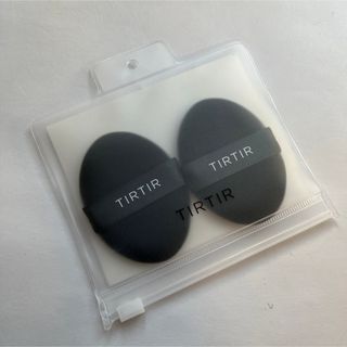 TIRTIR - TIRTIR ティルティル クッションファンデ 専用パフ 黒 ブラック 2枚組