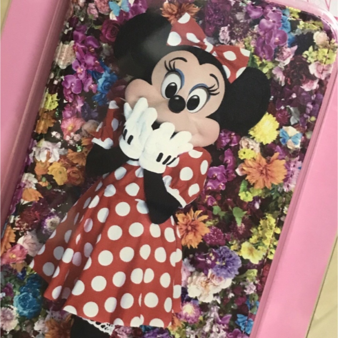 Disney(ディズニー)のディズニー イマジニング 蜷川実花 ミニー 水玉 実写 多機種対応 スマホケース スマホ/家電/カメラのスマホアクセサリー(モバイルケース/カバー)の商品写真