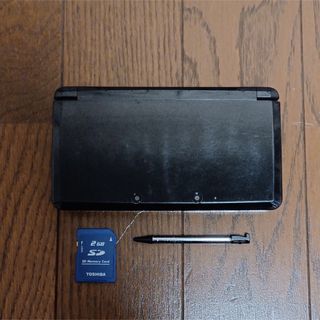 ニンテンドー3DS(ニンテンドー3DS)のニンテンドー3DS コスモブラック 中古(携帯用ゲーム機本体)