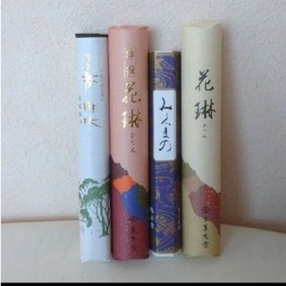 線香、お香、玉初堂清澄香樹林、薫寿堂特選花琳、花琳、鳩居堂みくまのです。(お香/香炉)