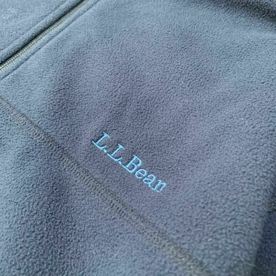 L.L.Bean(エルエルビーン)のL.L.Bean エルエルビーン ジップアップフリース ネイビーPOLARTEC メンズのジャケット/アウター(ブルゾン)の商品写真