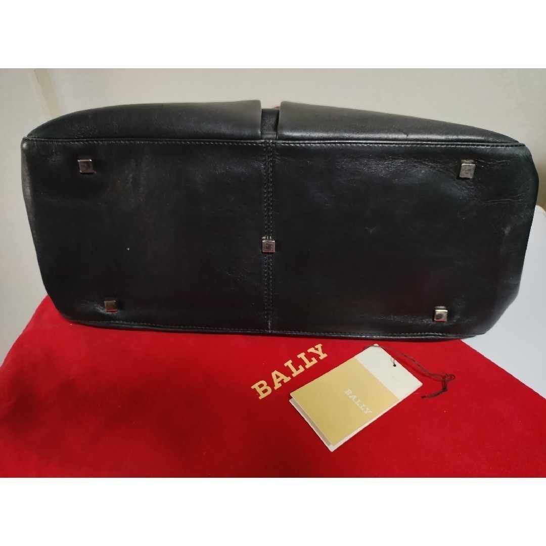 Bally(バリー)の！Bally 黒レザー トートバッグ カバー付き【値引き不可】イタリア製 レディースのバッグ(トートバッグ)の商品写真