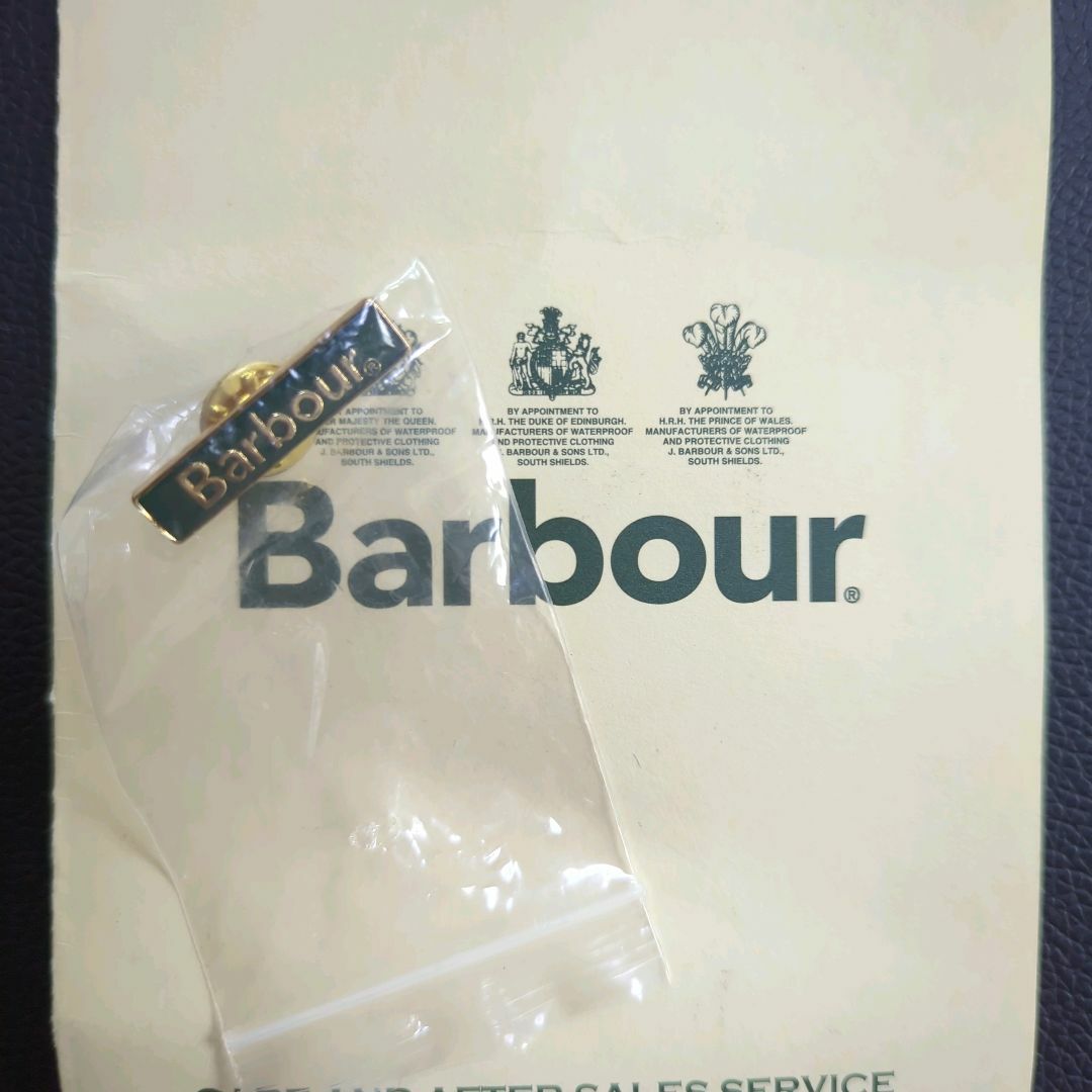 Barbour(バーブァー)の美品 Barbour バブアー ボーダー ライナーセット ピンバッジ 説明書付 メンズのジャケット/アウター(その他)の商品写真