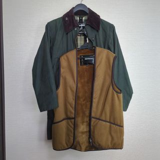 バーブァー(Barbour)の美品 Barbour バブアー ボーダー ライナーセット ピンバッジ 説明書付(その他)