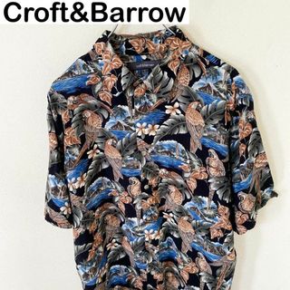 ヴィンテージ(VINTAGE)のCroft&Barrow 半袖　総柄　アロハシャツ　古着　アメカジ　ストリート(Tシャツ/カットソー(半袖/袖なし))