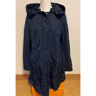 モンクレール(MONCLER)の美品　MONCLER ARGELINE モンクレール アンテミス　ネイビー1(スプリングコート)