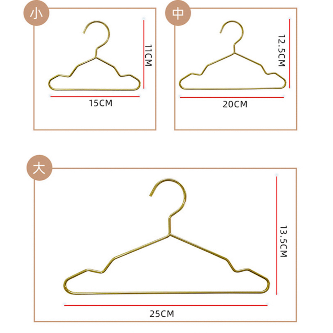 【170010M】ペット用ハンガー プチプラ 衣類 ペットウェア ゴールド その他のペット用品(その他)の商品写真