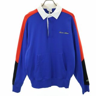 ラコステライブ(LACOSTE L!VE)のラコステライブ 長袖 ポロシャツ XS ブルー系 LACOSTE L!VE メンズ 古着 【240309】(ポロシャツ)