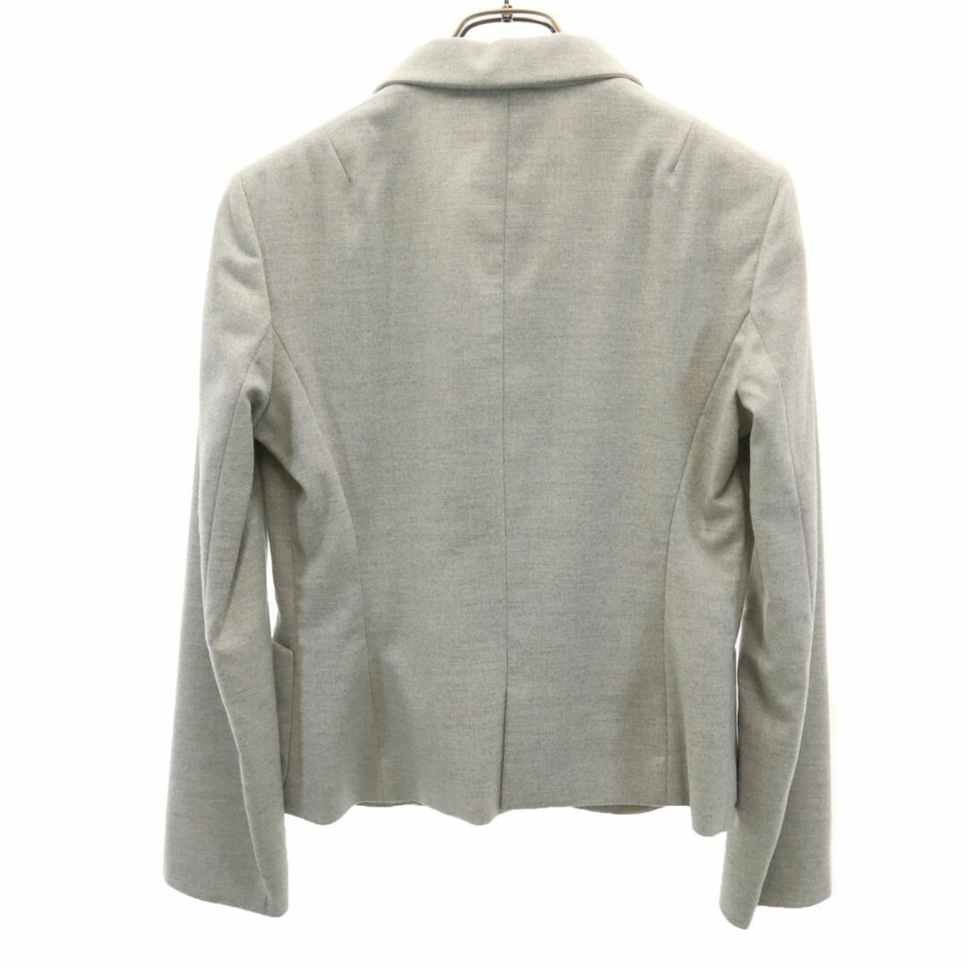 Jil Sander(ジルサンダー)のジルサンダー イタリア製 ウールブレンド テーラードジャケット 36 グレー系 JIL SANDER レディース 古着 【240309】 レディースのジャケット/アウター(テーラードジャケット)の商品写真