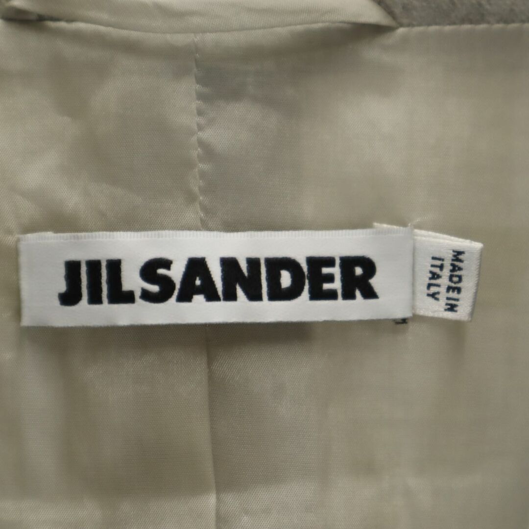 Jil Sander(ジルサンダー)のジルサンダー イタリア製 ウールブレンド テーラードジャケット 36 グレー系 JIL SANDER レディース 古着 【240309】 レディースのジャケット/アウター(テーラードジャケット)の商品写真