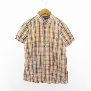 トミーヒルフィガー(TOMMY HILFIGER)のトミーヒルフィガー BDシャツ ボタンダウンシャツ チェック M ■GY09(シャツ)