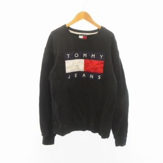 トミーヒルフィガー(TOMMY HILFIGER)のトミーヒルフィガー ロゴ スウェット トレーナー M  ■GY09(その他)