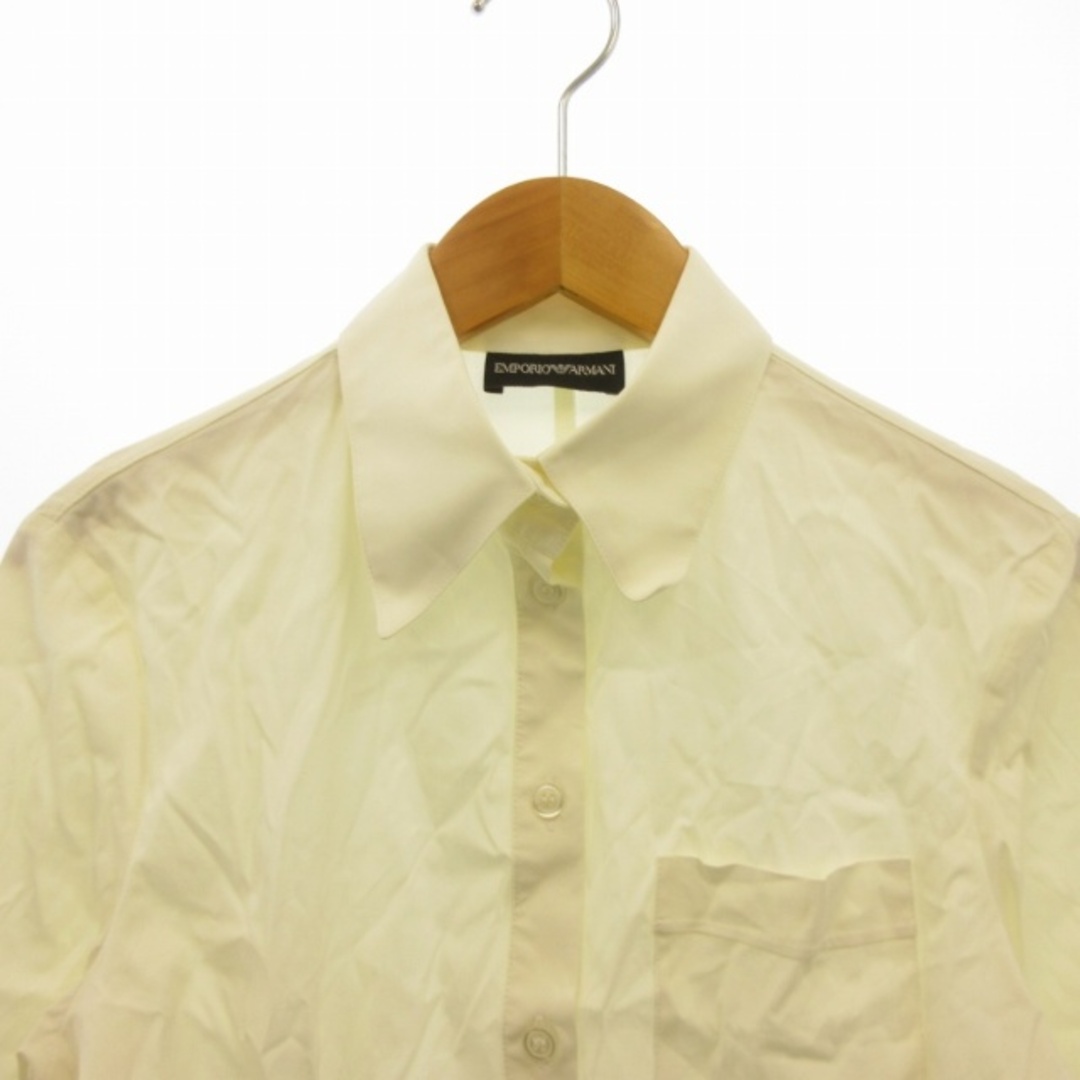 Emporio Armani(エンポリオアルマーニ)のエンポリオアルマーニ カジュアルシャツ 長袖 オフホワイト 白 38 ■GY09 メンズのトップス(シャツ)の商品写真