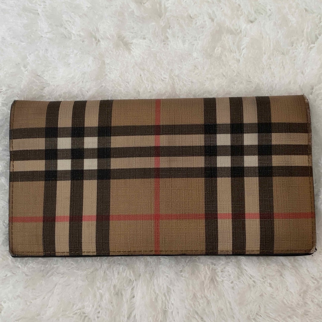 BURBERRY(バーバリー)のBURBERRY バーバリー 長財布 折り財布 ノバチェック PVC レディースのファッション小物(財布)の商品写真