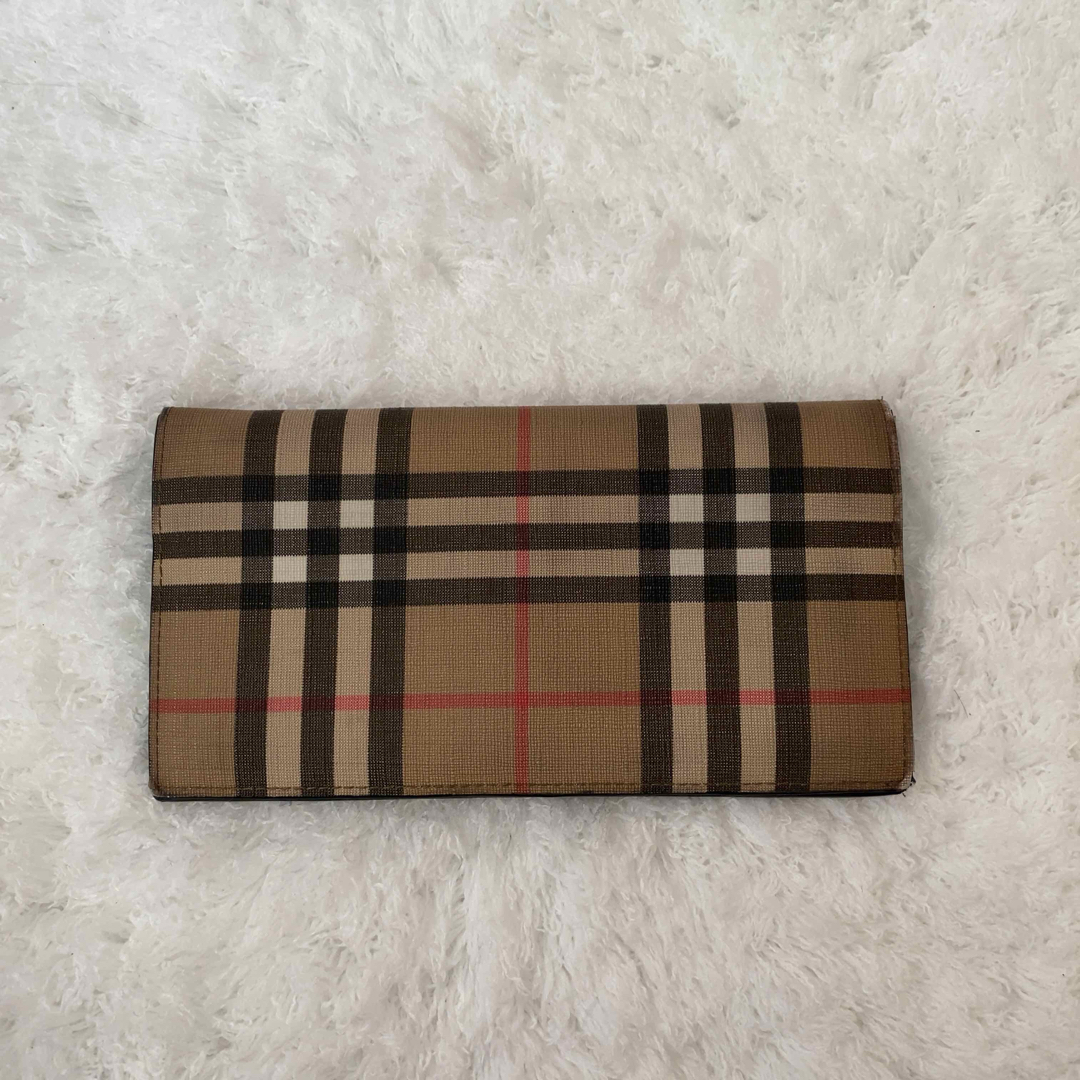 BURBERRY(バーバリー)のBURBERRY バーバリー 長財布 折り財布 ノバチェック PVC レディースのファッション小物(財布)の商品写真