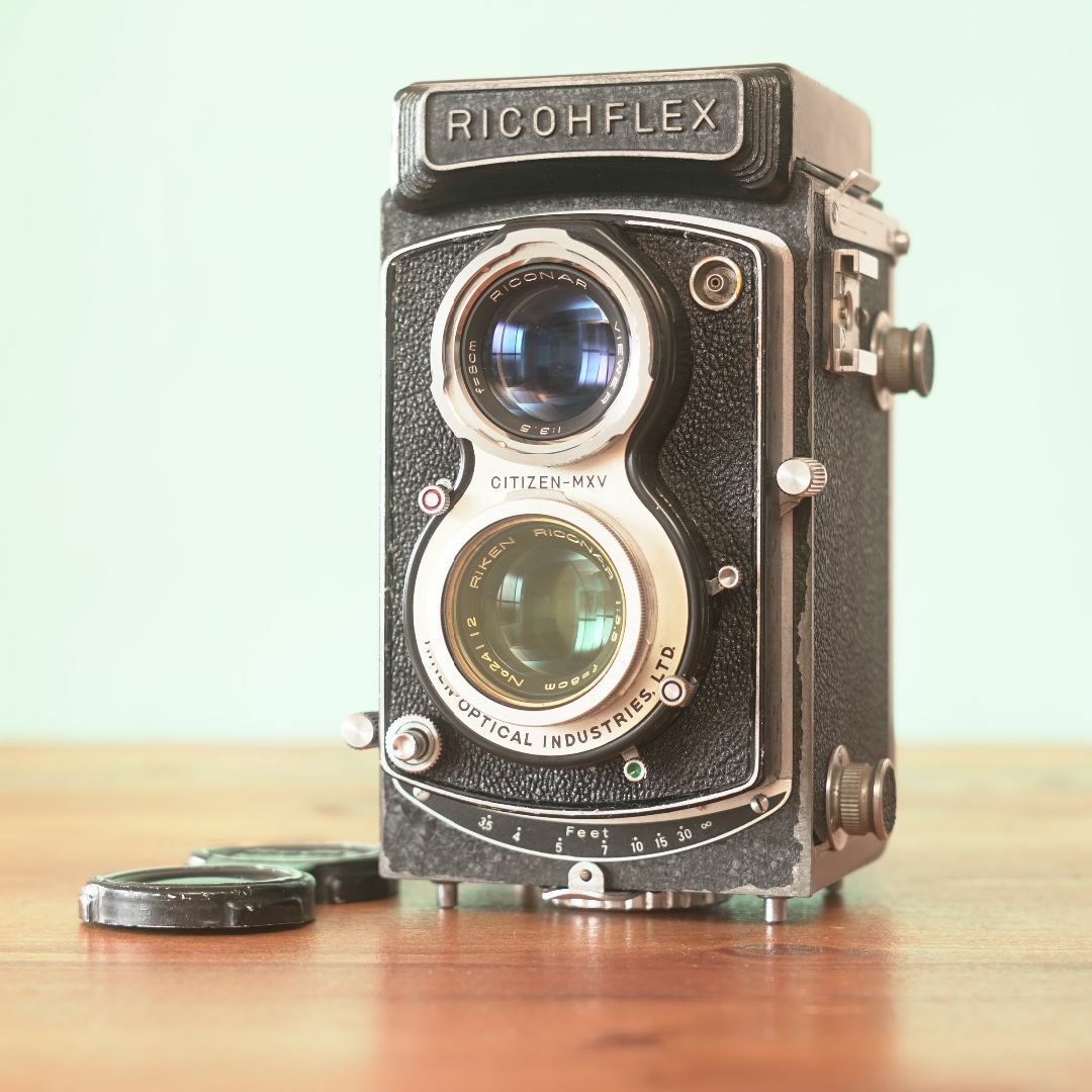 RICOH - 完動品◎RICOHFLEX NEW DIA 二眼レフ フィルムカメラ #937の