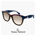 【新品】 41-5003 c02 54mm レディース ヴィヴィアン ウエストウッド サングラス Vivienne Westwood uvカット 紫外線対策 ウェリントン 型 フレーム ウエリントン オーブ アジアンフィット モデル