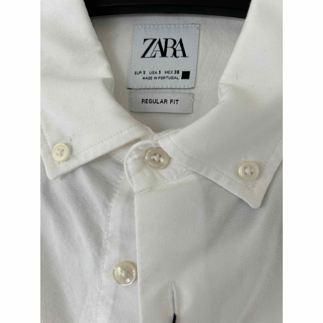ZARA(ザラ)の新品ZARAオックスフォードシャツ白ボタンダウン メンズのトップス(シャツ)の商品写真